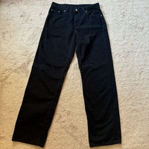 Vintage y2k Levi’s 577 loose fit lower rise black jeans long